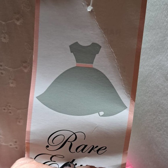 White eyelet Pink Lime Purple Ruffle Ribbon Trim Flower Lime Ruffle Pants 4T - Picture 6 of 6